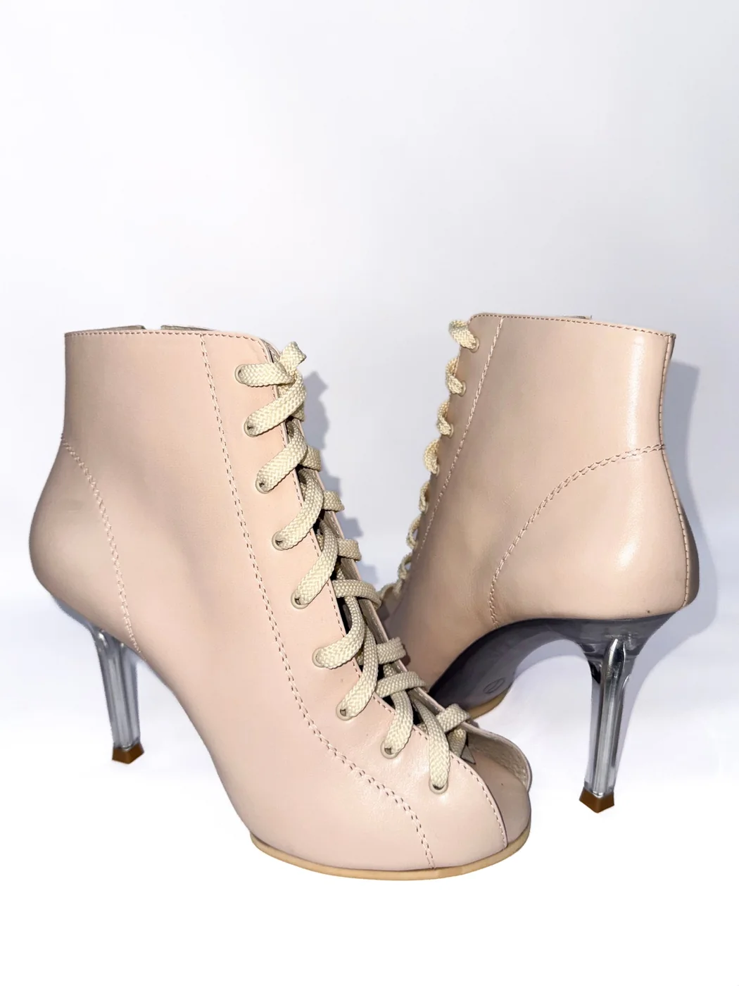 Nude Glass — хилсы Super Heels