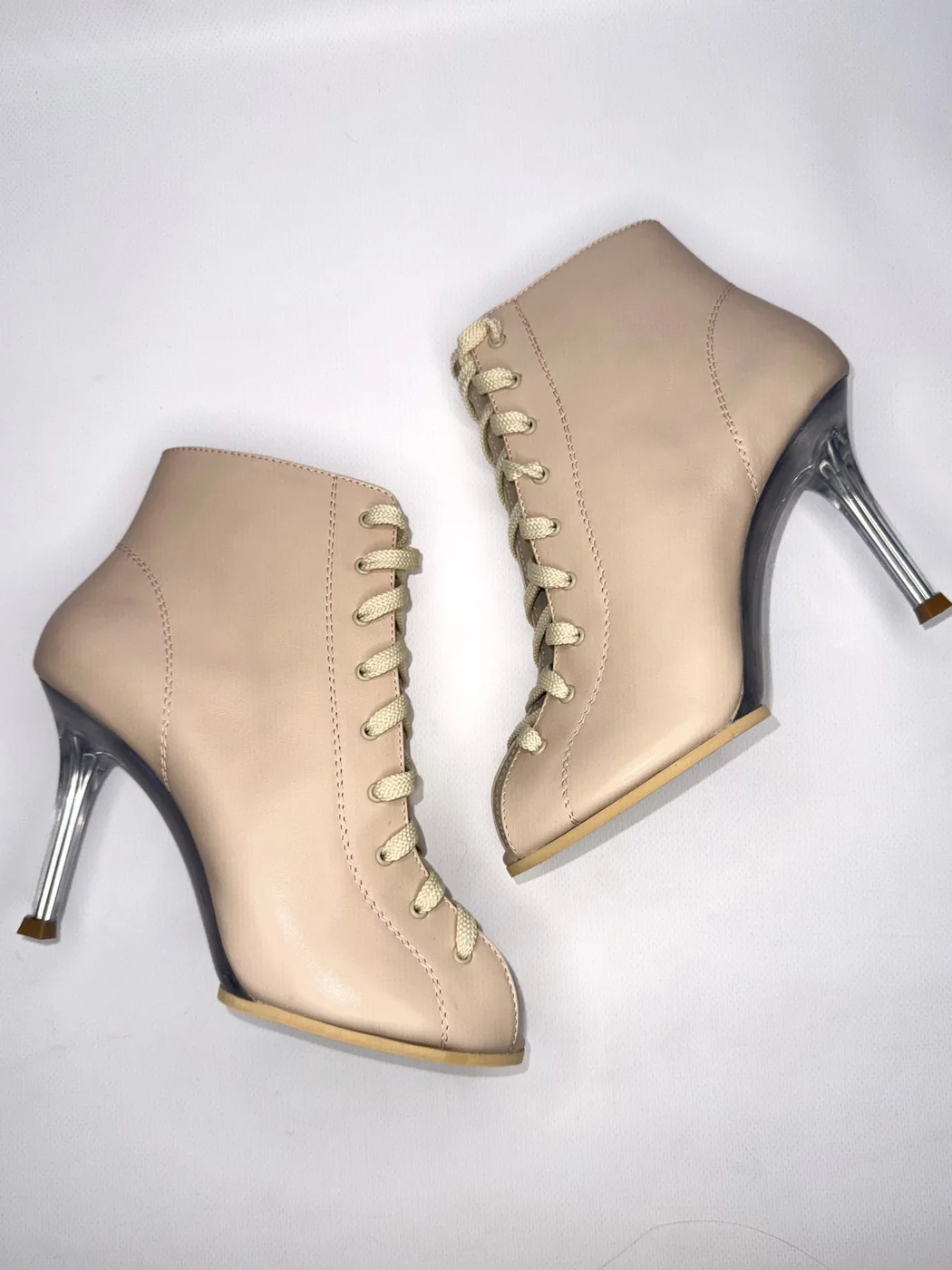 Nude Glass — хилсы Super Heels