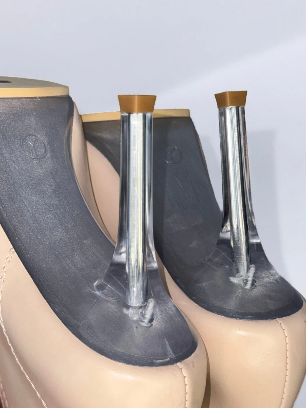 Nude Glass — хилсы Super Heels