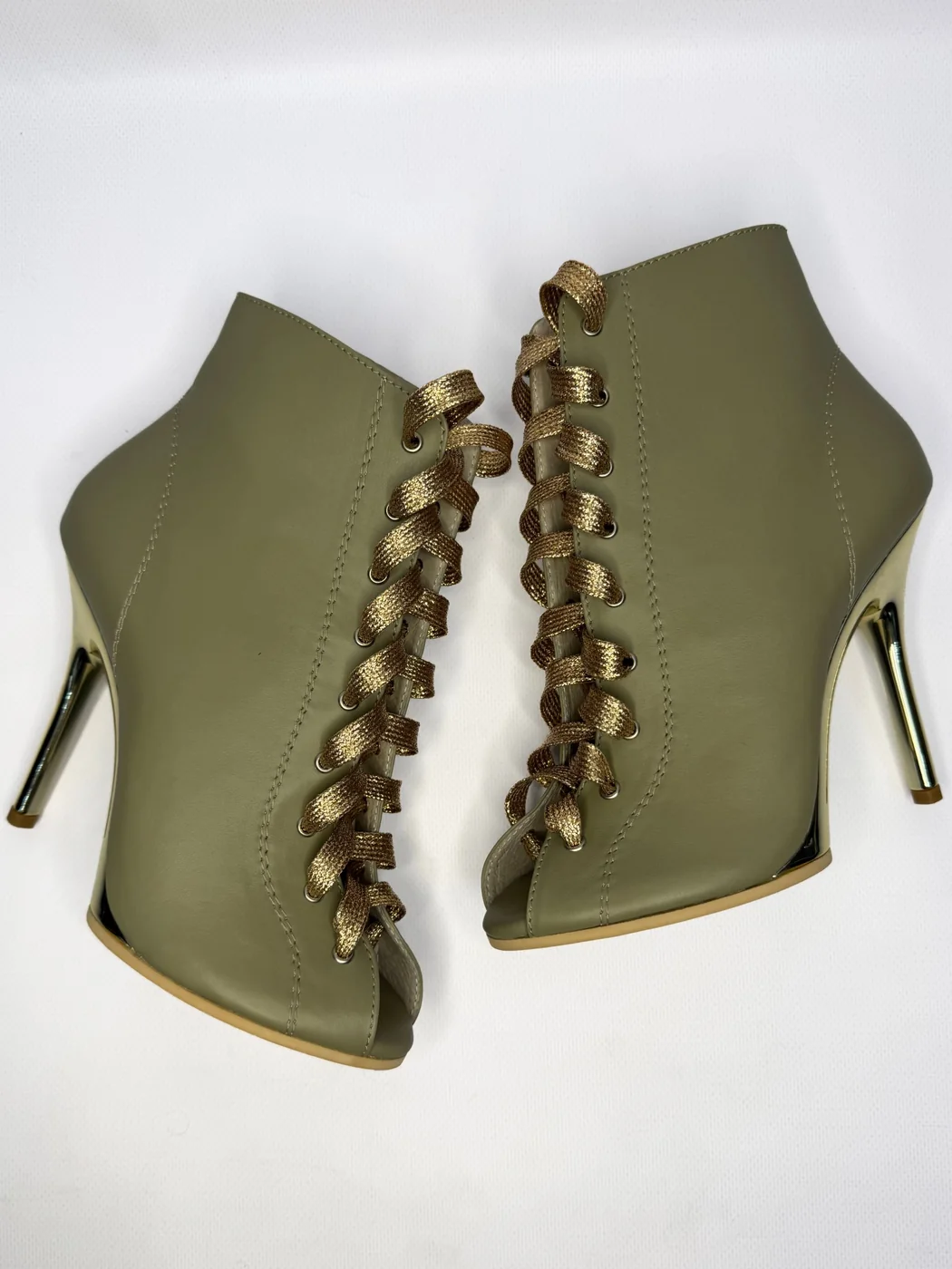 Olive Gold — хилсы Super Heels